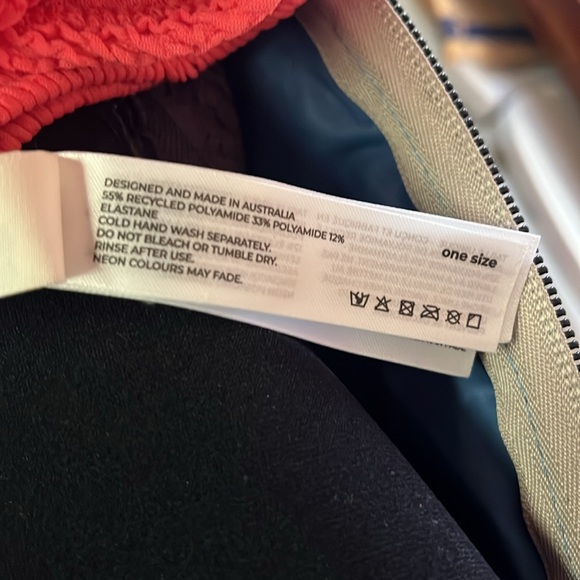 BOND-EYE AUSTRALIA ONE PIECE BATHING SUITE ONE SIZE NWT COLOR GUAVA/CORAL PINK - Picture 7 of 7